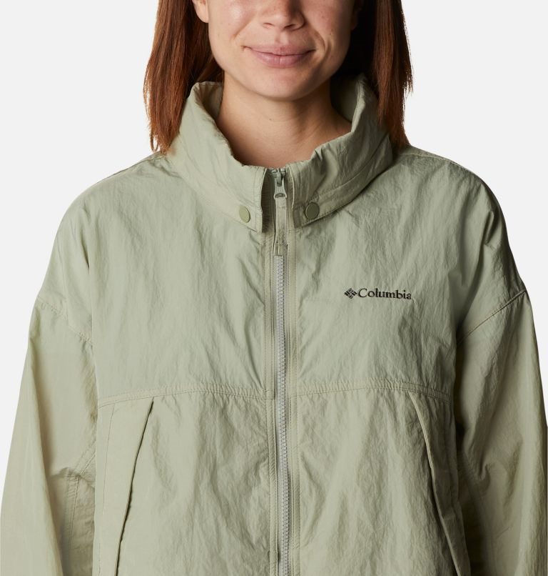 Columbia Paracutie Windbreaker Jakke Dame Olivengrønne | 17438W