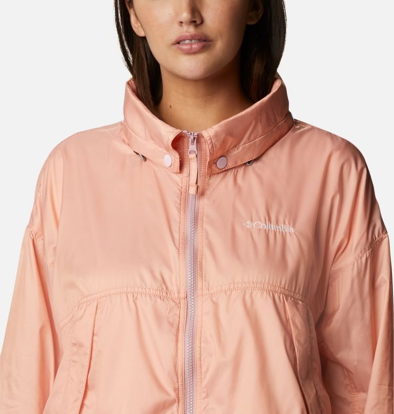 Columbia Paracutie Windbreaker Jakke Dame Korall | 58736P