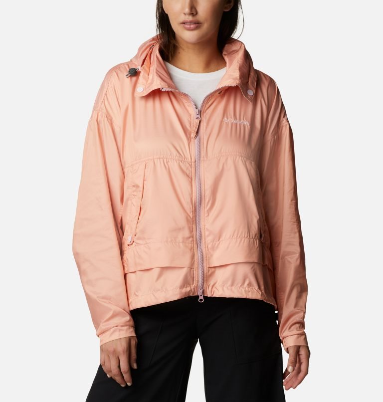 Columbia Paracutie Windbreaker Jakke Dame Korall | 58736P