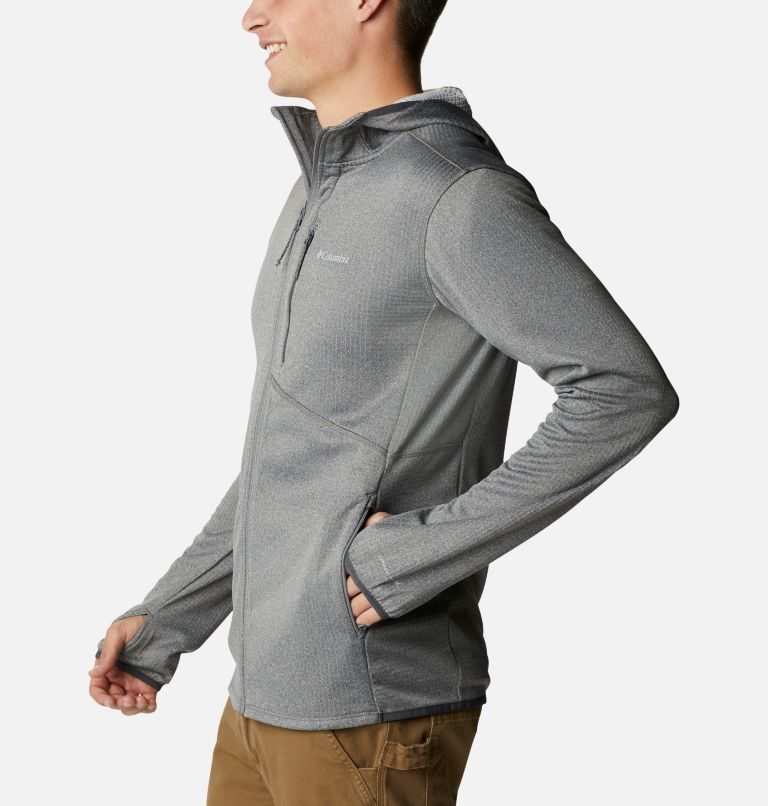 Columbia Park View Full Zip Hoodie Fleecejakker Herre Grå | 51968W