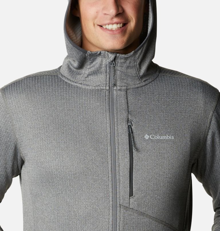 Columbia Park View Full Zip Hoodie Fleecejakker Herre Grå | 51968W