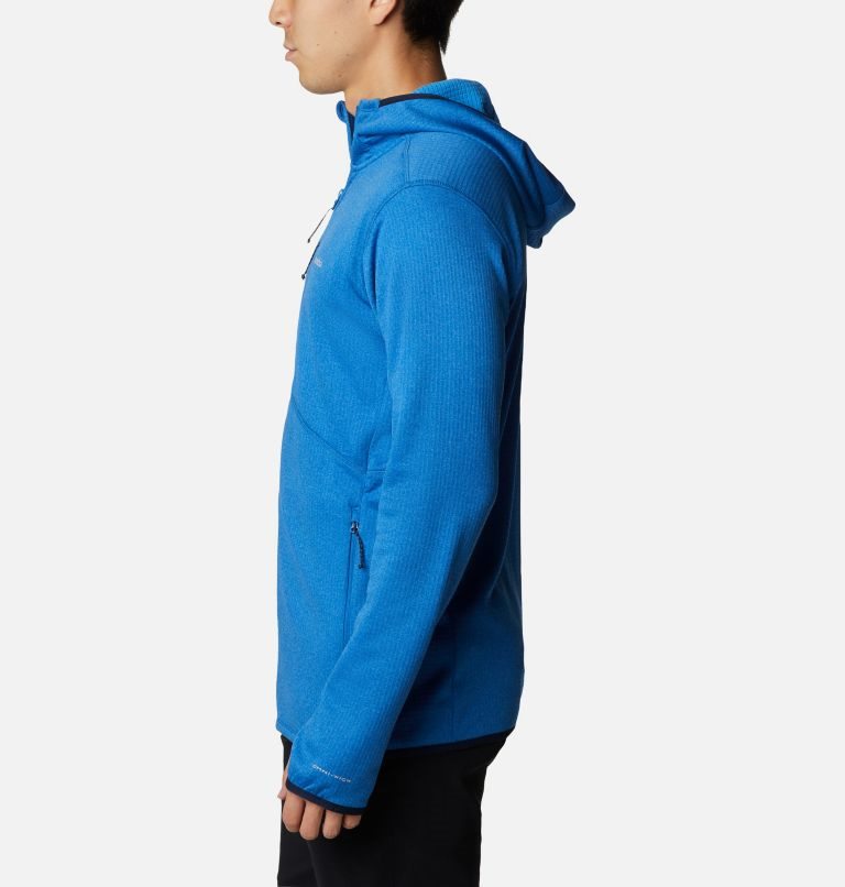 Columbia Park View Full Zip Hoodie Fleecejakker Herre Blå | 81927I