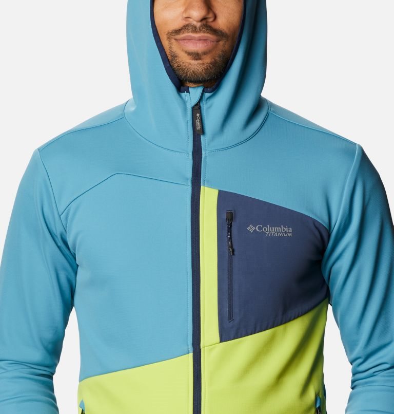 Columbia Peak Pursuit Tech Hoodie Jakke Herre Turkis Sitron | 31762J