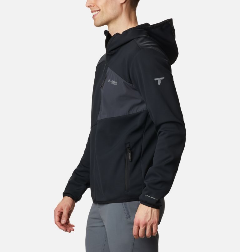 Columbia Peak Pursuit Tech Hoodie Jakke Herre Svarte | 58964W