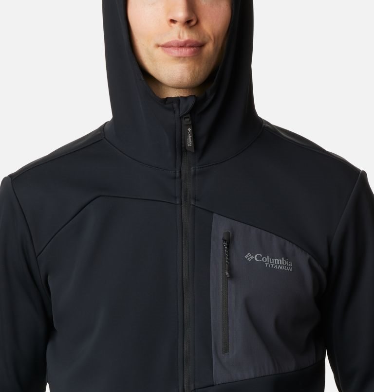 Columbia Peak Pursuit Tech Hoodie Jakke Herre Svarte | 58964W