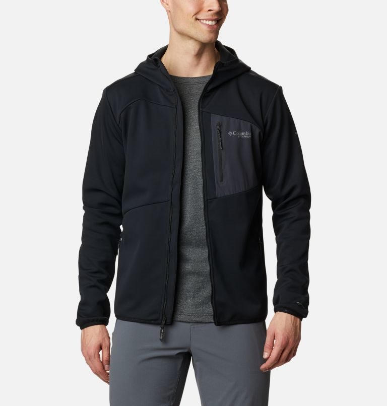 Columbia Peak Pursuit Tech Hoodie Jakke Herre Svarte | 58964W