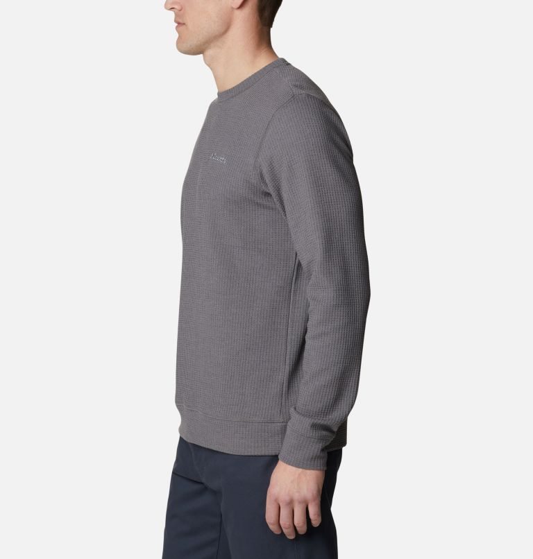 Columbia Pine Peak Waffle Long Sleeve Crew Gensere Herre Grå | 45120O