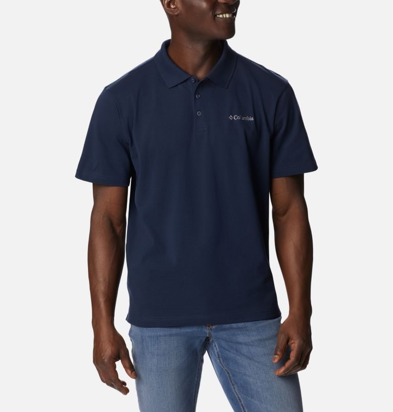 Columbia Pines Terrace Polo T Skjorte Herre Marineblå | 73698J