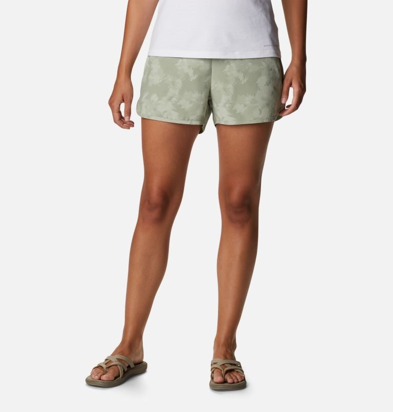 Columbia Pleasant Creek Stretch Shorts Dame Olivengrønne | 64051U