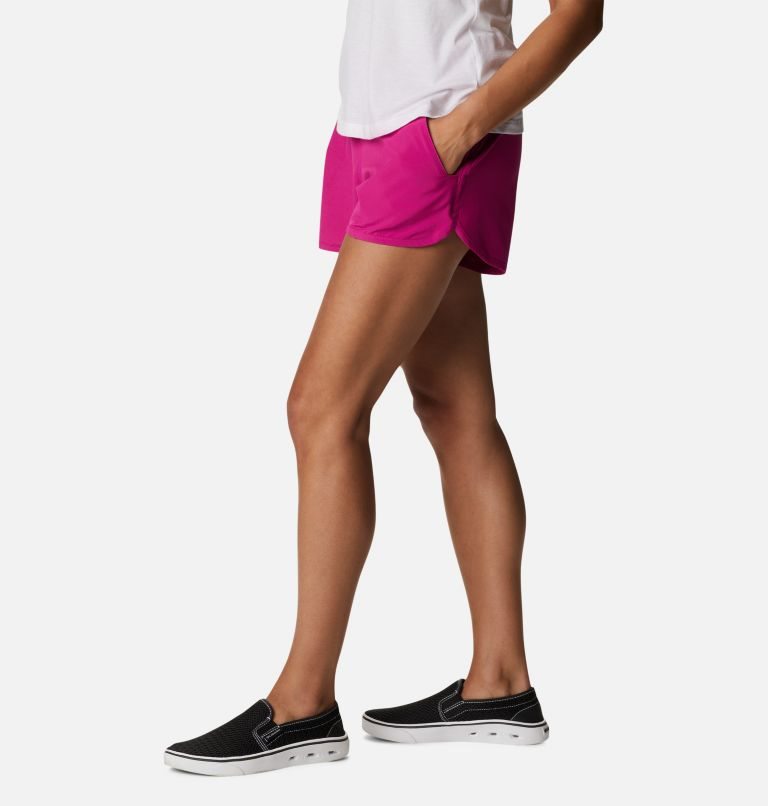 Columbia Pleasant Creek Stretch Shorts Dame Fuchsia | 70195K