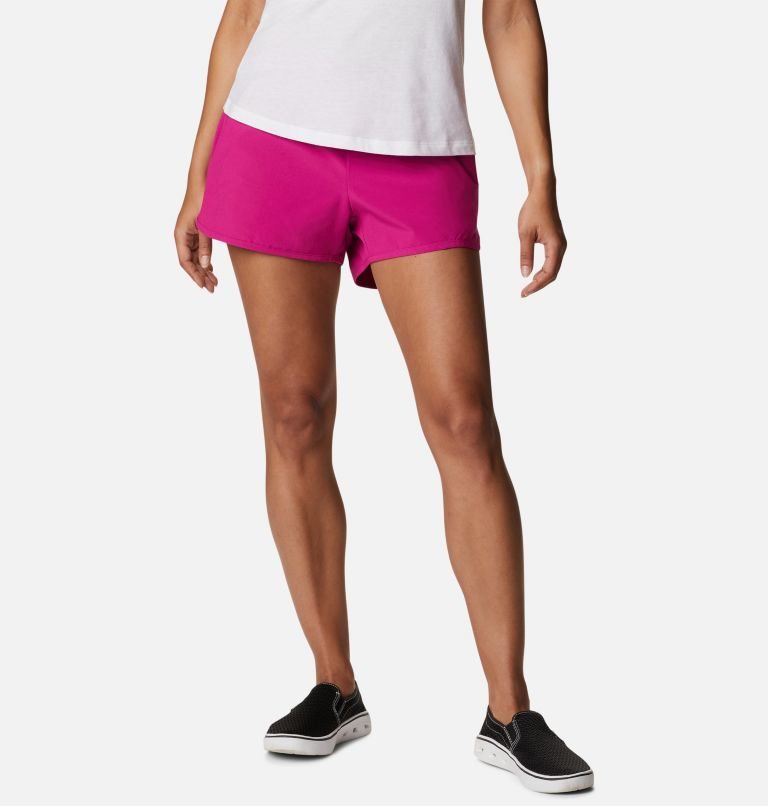 Columbia Pleasant Creek Stretch Shorts Dame Fuchsia | 70195K