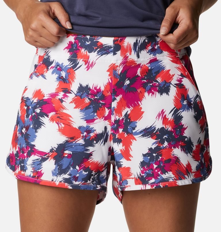 Columbia Pleasant Creek Stretch Shorts Dame Multicolor | 93508L