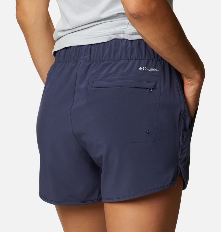 Columbia Pleasant Creek Stretch Shorts Dame Marineblå | 98310B