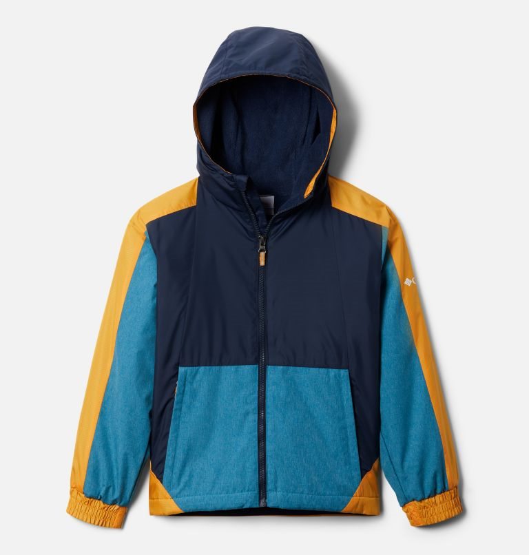 Columbia Point Park Forede Windbreaker Jakke Barn Marineblå Turkis Mango | 36412P