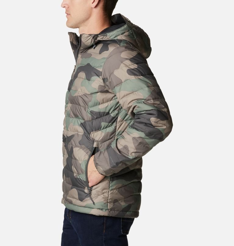 Columbia Powder Lite Hette Isolerte Jakker Herre Camouflage | 26810E