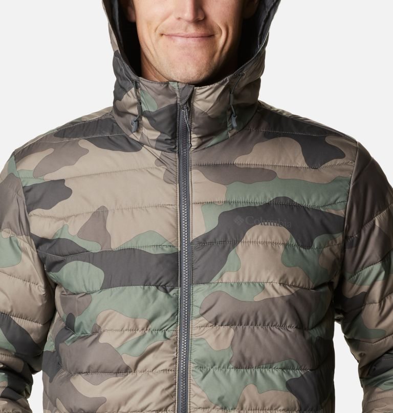 Columbia Powder Lite Hette Isolerte Jakker Herre Camouflage | 26810E