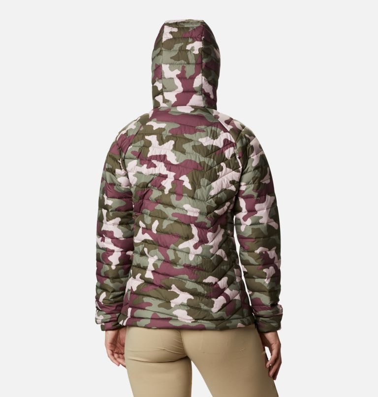 Columbia Powder Lite Hette Jakke Dame Camouflage | 85129M