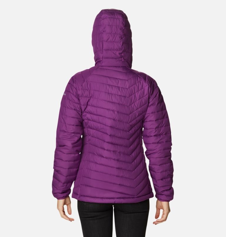 Columbia Powder Lite Hette Jakke Dame Lilla | 59062L