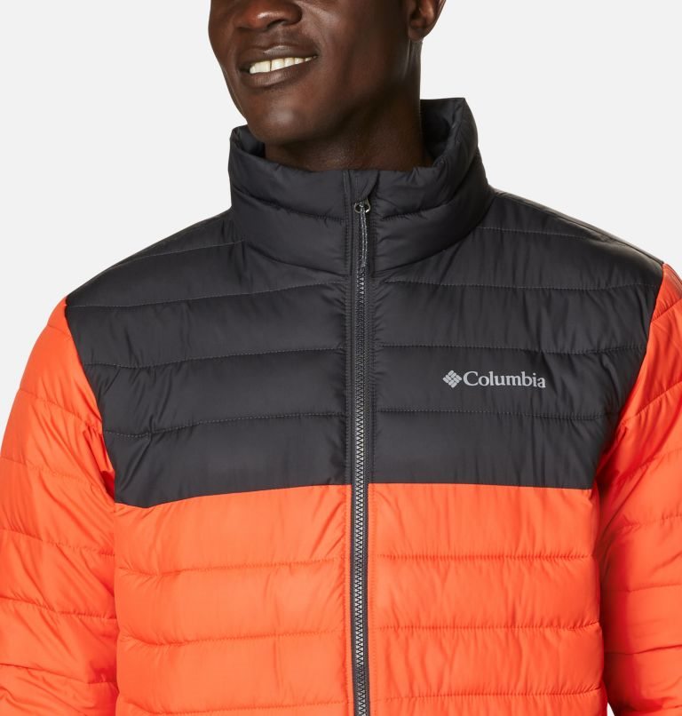 Columbia Powder Lite Isolerte Jakker Herre Oransje | 69025Y