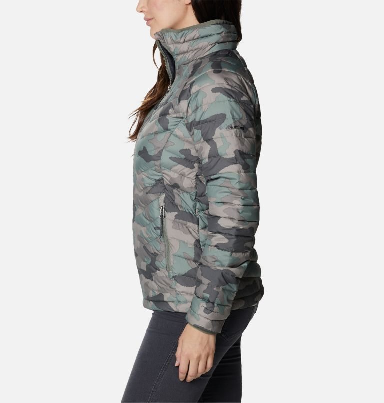 Columbia Powder Lite Jakke Dame Camouflage | 81097N