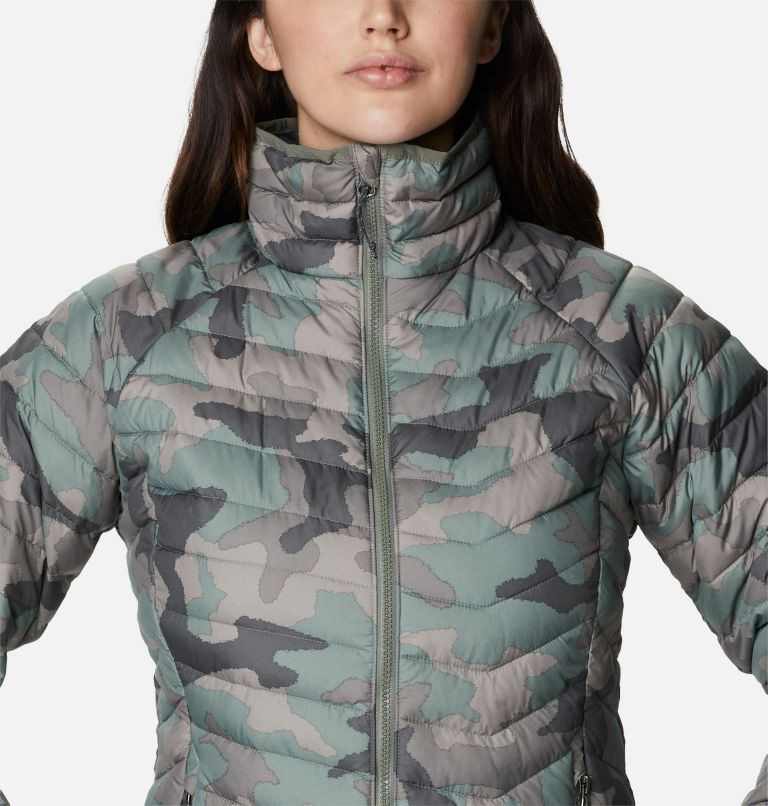 Columbia Powder Lite Jakke Dame Camouflage | 81097N