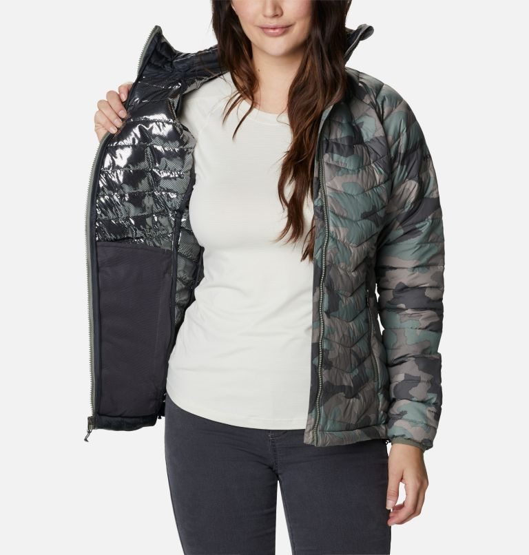 Columbia Powder Lite Jakke Dame Camouflage | 81097N