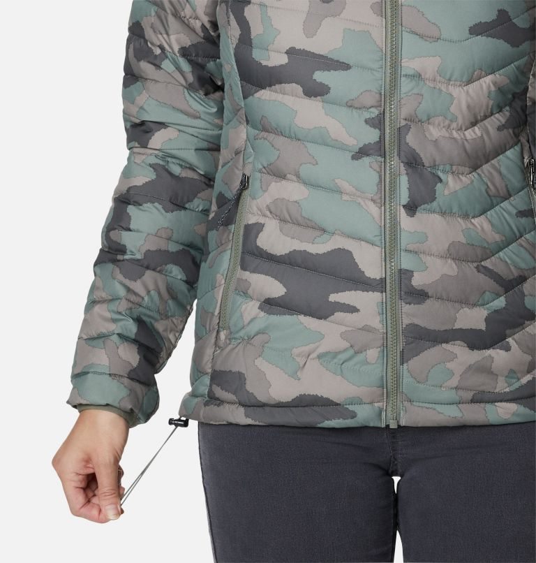 Columbia Powder Lite Jakke Dame Camouflage | 81097N