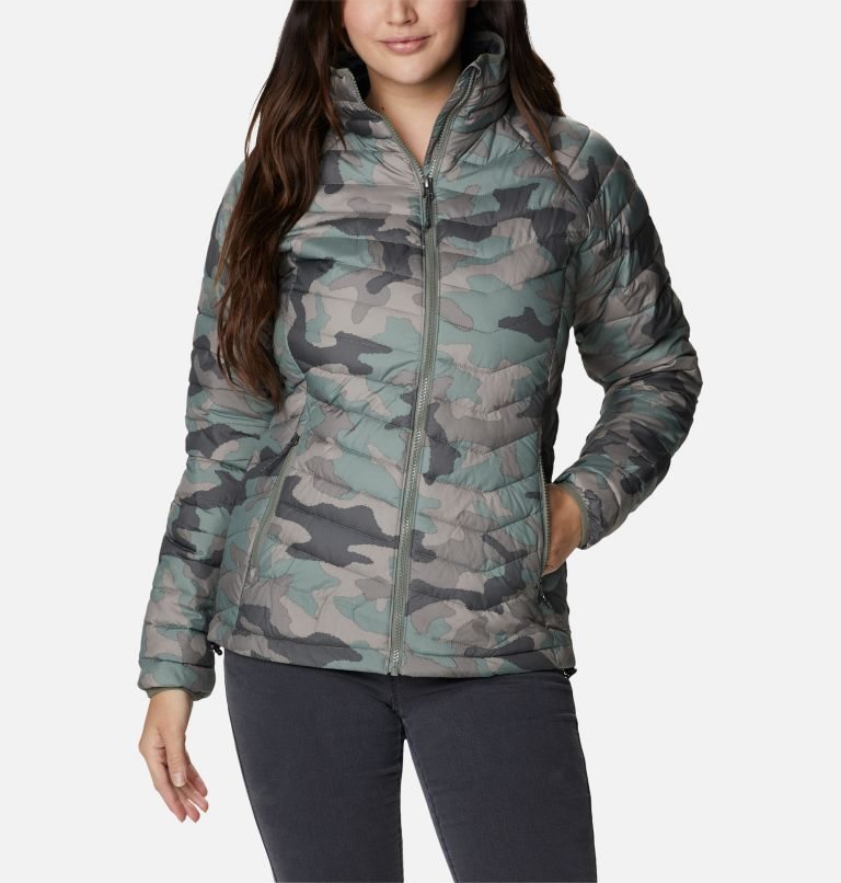 Columbia Powder Lite Jakke Dame Camouflage | 81097N