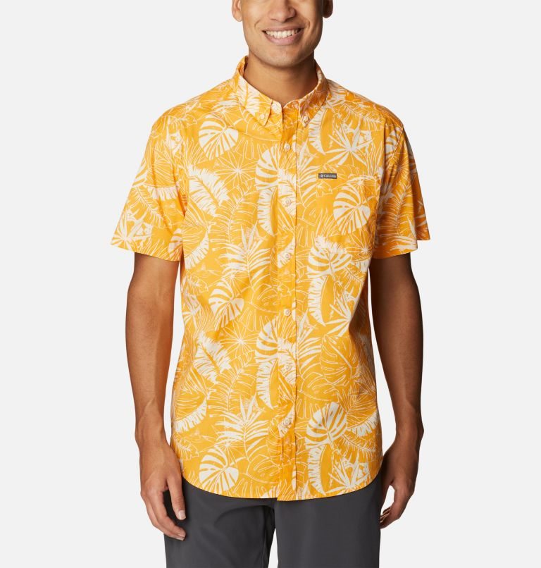 Columbia Rapid Rivers Printed Kort Sleeve Skjorte Herre Mango | 54097S