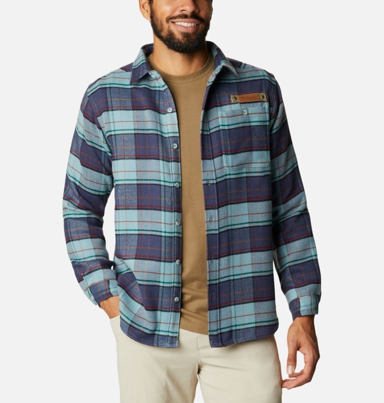 Columbia Roughtail Field Heavyweight Flannel Skjorte Herre Turkis Marineblå | 15789A