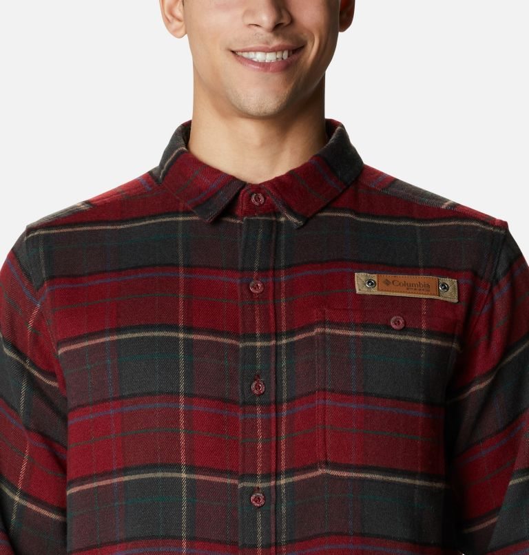 Columbia Roughtail Field Heavyweight Flannel Skjorte Herre Rød | 79048U