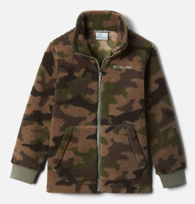 Columbia Rugged Ridge II Full Zip Sherpa Jakke Barn Camouflage | 63049U