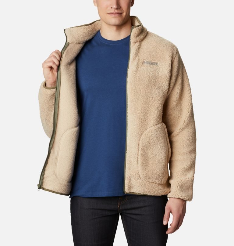 Columbia Rugged Ridge II Sherpa Full Zip Fleecejakker Herre Beige | 63125C