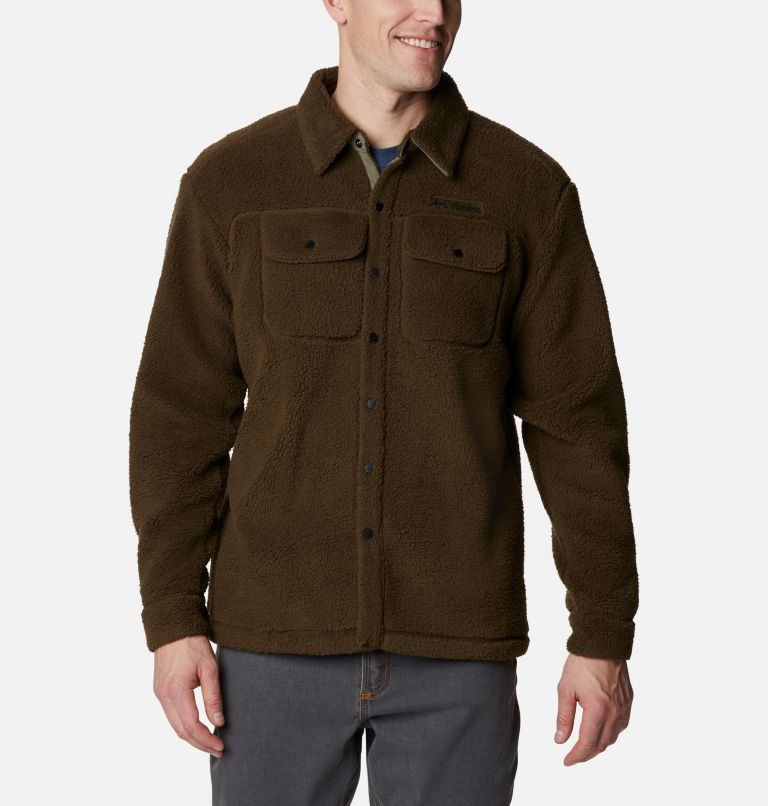 Columbia Rugged Ridge Sherpa Skjorte Herre Mørke Brune | 60982T