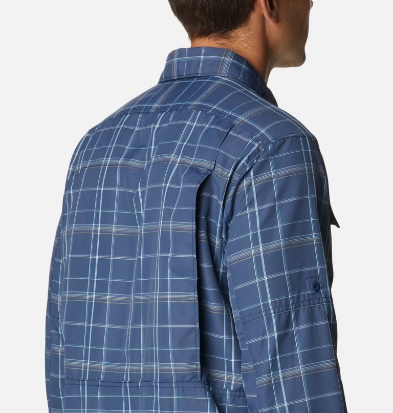 Columbia Silver Ridge 2.0 Plaid Long Sleeve Skjorte Herre Marineblå | 19064G