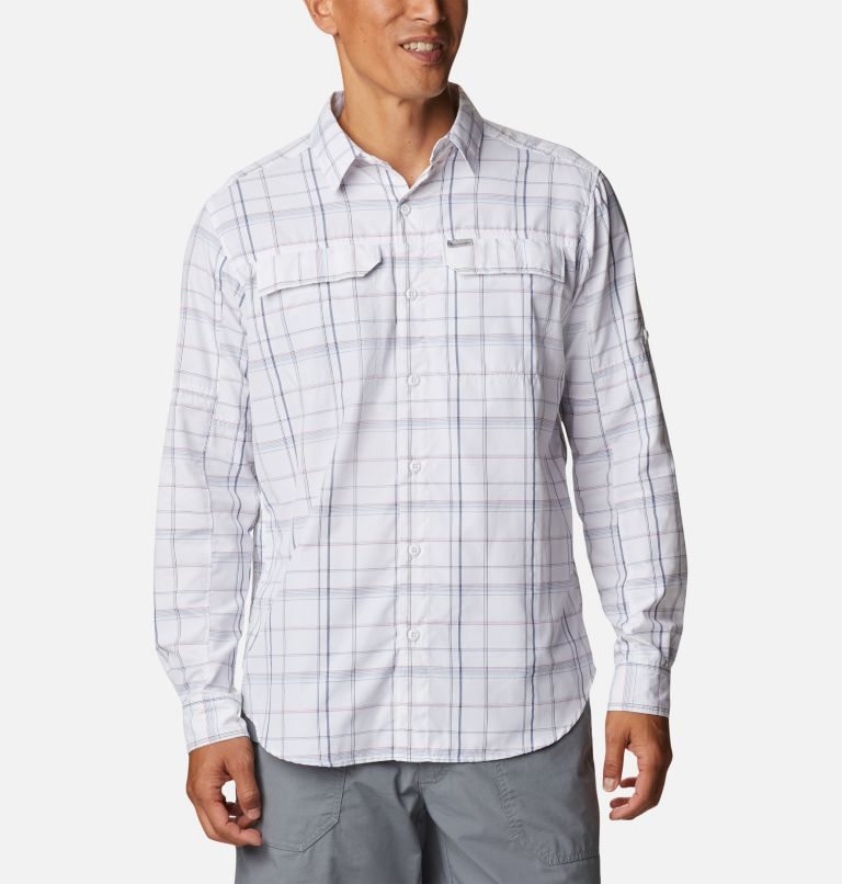 Columbia Silver Ridge 2.0 Plaid Long Sleeve Skjorte Herre Hvite | 27410J