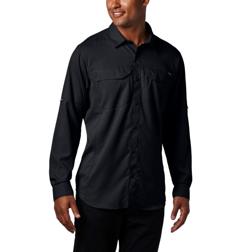 Columbia Silver Ridge Lite Long Sleeve Skjorte Herre Svarte | 38054T