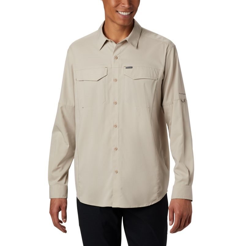 Columbia Silver Ridge Lite Long Sleeve Skjorte Herre Khaki | 84169C