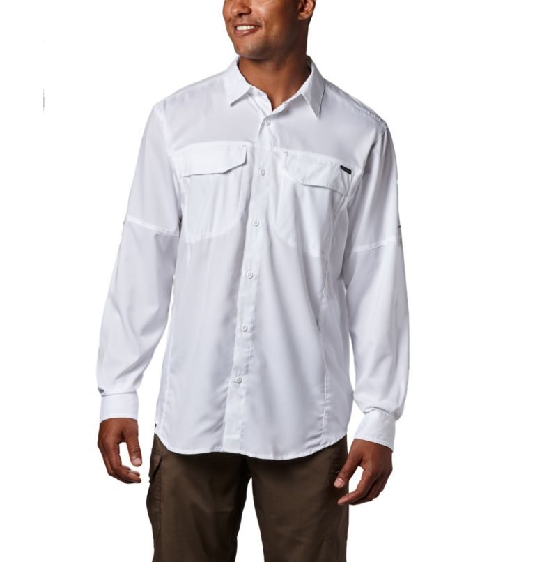 Columbia Silver Ridge Lite Long Sleeve Skjorte Herre Hvite | 90178Z