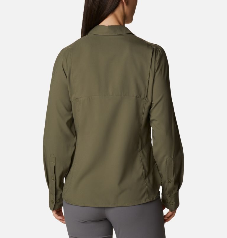 Columbia Silver Ridge Lite Long Sleeve Skjorte Dame Olivengrønne | 93624Y