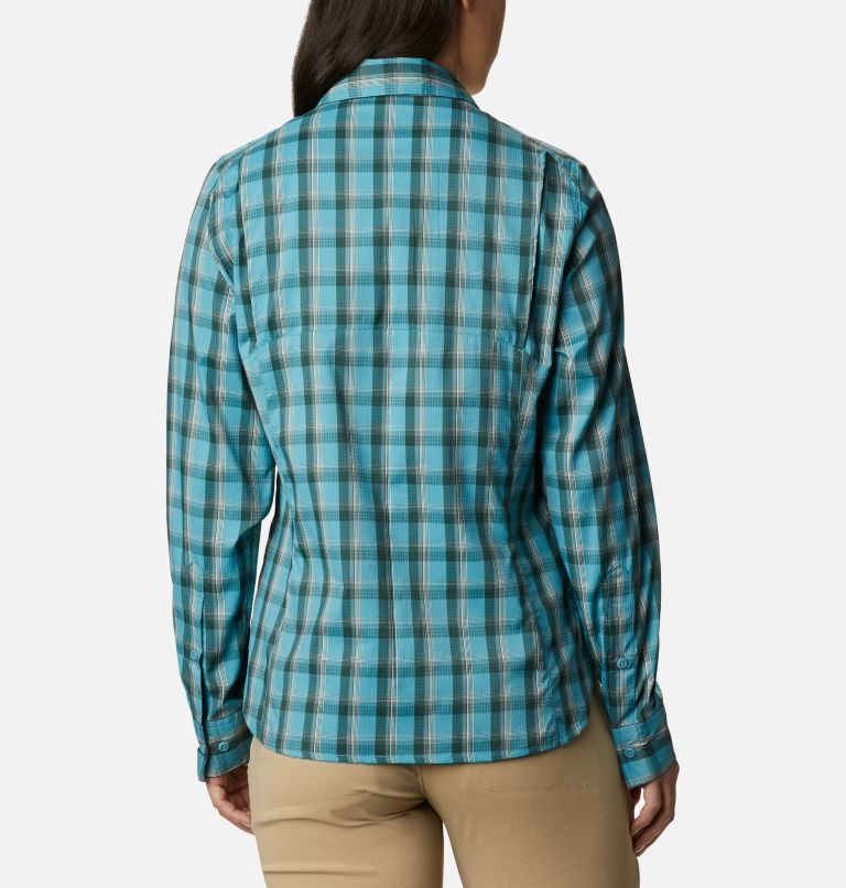 Columbia Silver Ridge Lite Plaid Long Sleeve Skjorte Dame Turkis | 28537D