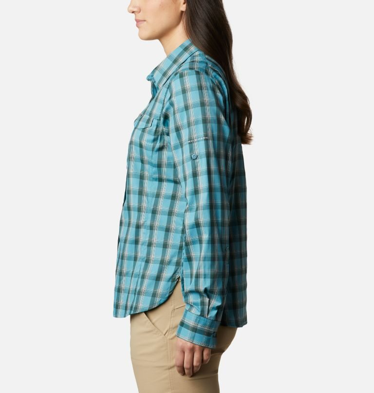 Columbia Silver Ridge Lite Plaid Long Sleeve Skjorte Dame Turkis | 28537D