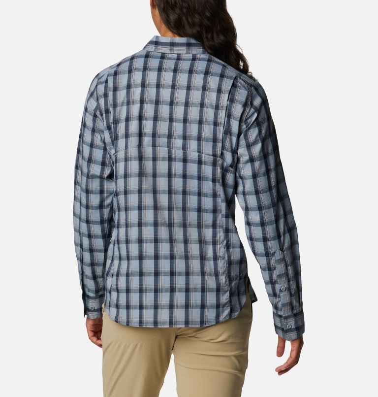 Columbia Silver Ridge Lite Plaid Long Sleeve Skjorte Dame Blå | 62784K