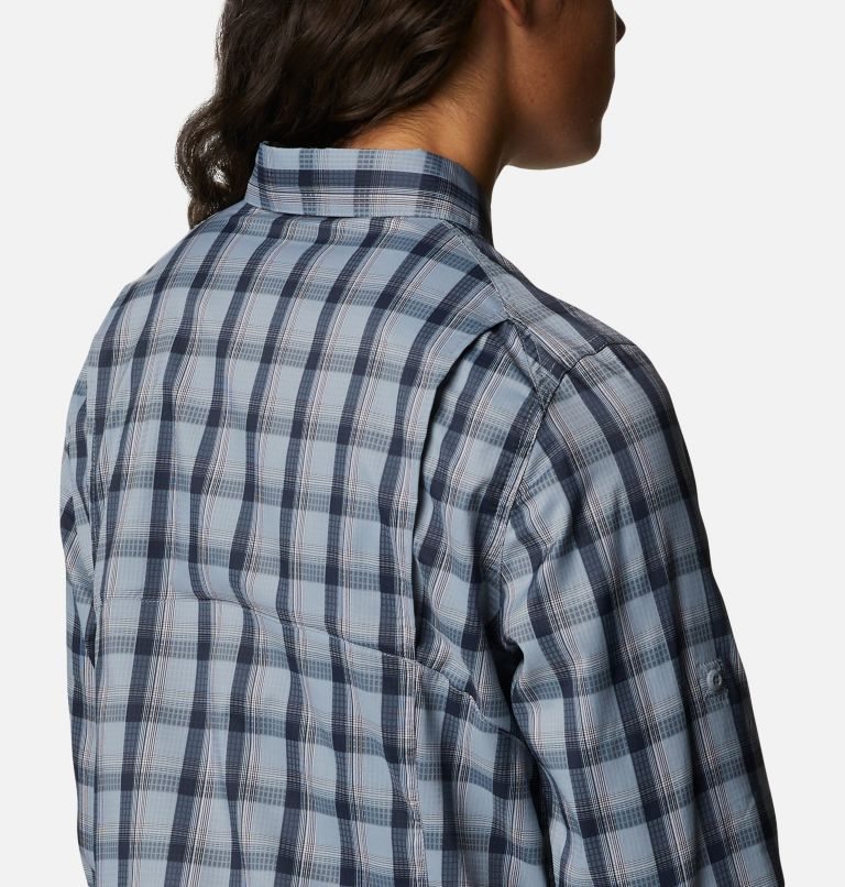 Columbia Silver Ridge Lite Plaid Long Sleeve Skjorte Dame Blå | 62784K