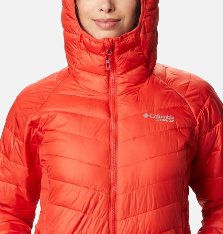 Columbia Snow Country Hette Jakke Dame Oransje | 06975M