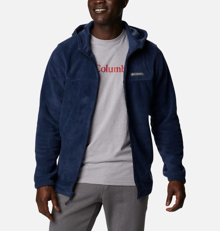 Columbia Steens Mountain Full Zip Hoodie Fleecejakker Herre Marineblå | 57920K