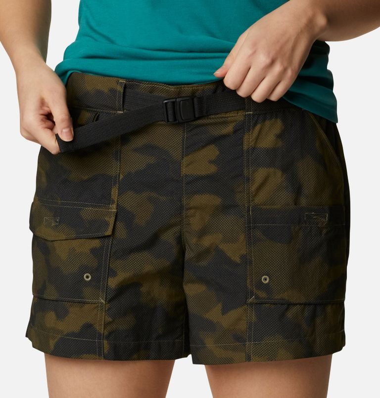 Columbia Summerdry Cargo Shorts Dame Camouflage | 49732F