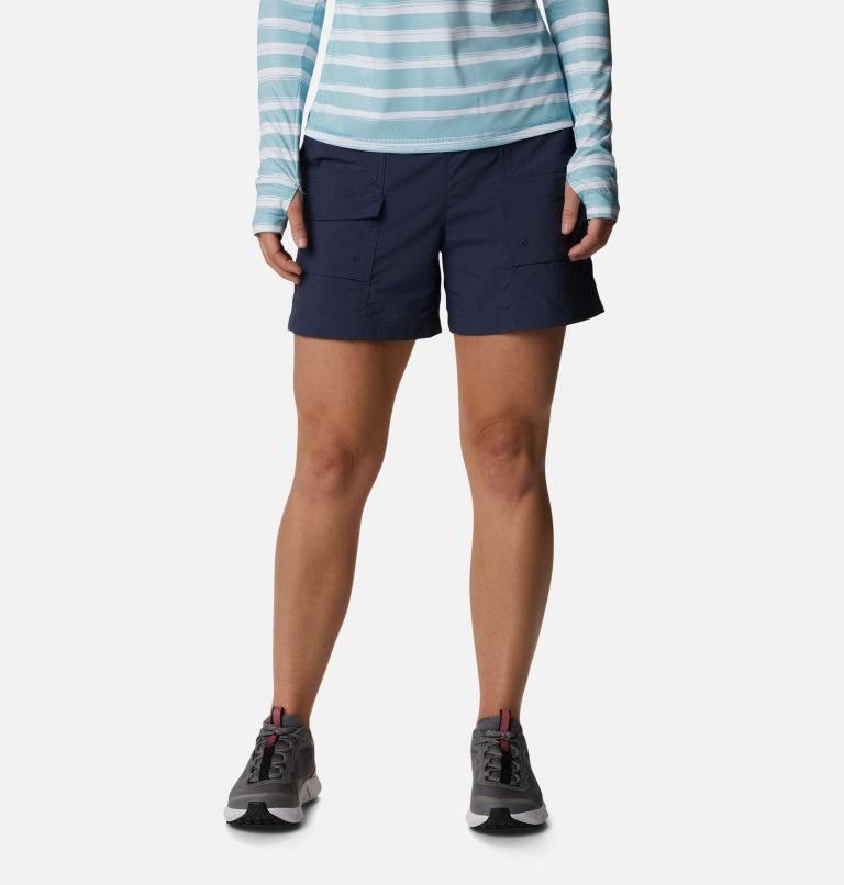 Columbia Summerdry Cargo Shorts Dame Marineblå | 76138L