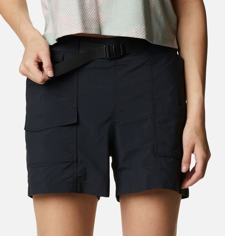 Columbia Summerdry Cargo Shorts Dame Svarte | 48367H