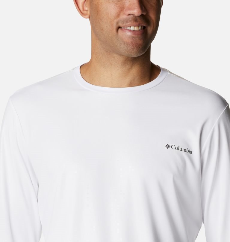 Columbia Sun Deflector Summerdry Long Sleeve Gensere Herre Hvite | 01876U